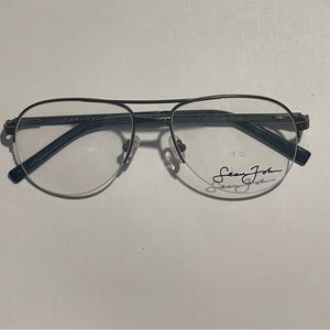 Men’s Sean Jean Eye Rx’able Eyeglass Frame Black And Grey Metal